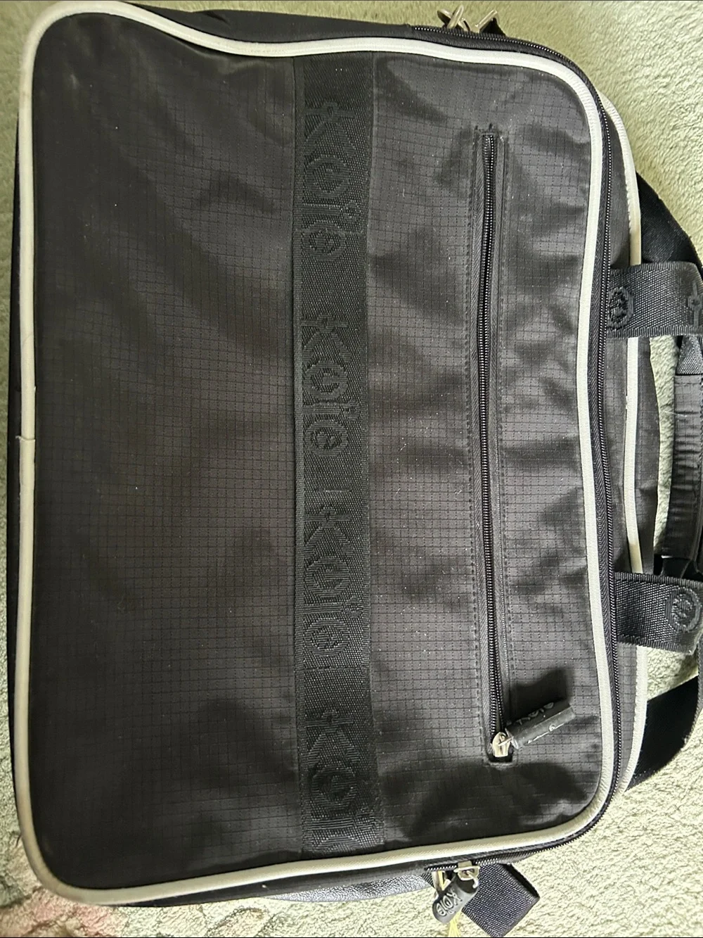 KORIN Black and Silver Men's Bag -